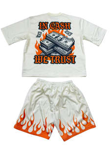 2026 New Arrival Streetwear Sublimated Print Men <b>Mesh</b> <b>Two</b> <b>Piece</b> Graphic Summer <b>Set</b> Custom Men's Outfit <b>Mesh</b> T Shirt and Shorts - Product Image 6