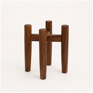 Eco-Friendly Modern Wooden Plant Stand Minimalist Indoor Flower <b>Pot</b> <b>Holder</b> for Living Room and Office Decor Solid Wood Sturdy - Product Image 2