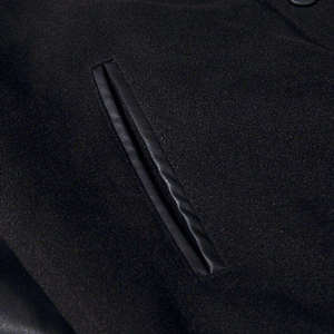 แจ็คเก็ตเบสบอลดีไซน์ล่าสุดสำหรับผู้ชาย แจ็คเก็ตวาร์ซิตี้แบบกลับด้านได้ สวมใส่ได้ในวิทยาลัย  รับสกรีนโลโก้ แจ็คเก็ตลำลองสไตล์สตรีทแวร์ - Product Image 6