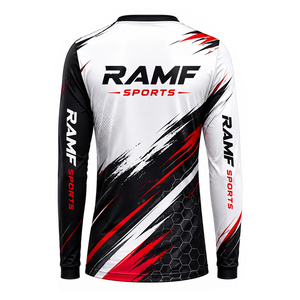 เสื้อเชิ้ตแขนยาวสำหรับตกปลาและกีฬากลางแจ้ง แห้งเร็ว ผลิตโดยผู้ผลิต OEM ผลิตจากโพลีเอสเตอร์ 100% กันน้ำ UPF 50 - Product Image 2