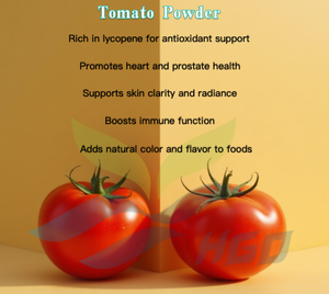 Suministro Directo de Fábrica HGO de Polvo de Tomate Puro Natural (Grado Alimenticio) Especificación Polvo Vegetal (Vegetal Liofilizado) - Product Image 5