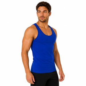 100% Polyester Casual Fit <b>Athletic</b> Sleeveless Gym Fitness Workout Men's Tank Tops Quick Dry Breathable Custom OEM Design - Product Image 6