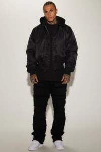 เสื้อแจ็คเก็ตบอมเบอร์แฟชั่นใหม่สำหรับผู้ชายปี 2026 เสื้อแจ็คเก็ตสไตล์สตรีทแวร์แบบมีซิป เสื้อแจ็คเก็ตนักบิน ผลิตตามสั่งสำหรับผู้ชาย - Product Image 5