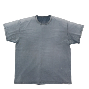 High Quality Men's Heavy Premium Sunfaded Vintage Washed Grey T Shirt Oversized Heavyweight Cotton Custom Logo Bulk T-shirt - Product Image 2