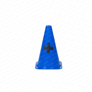 กรวยฝึกซ้อม TSFI TAC-FC9 สีน้ำเงิน PE ทนทาน สำหรับฝึกซ้อมฟุตบอลและการฝึกซ้อมในสนาม - Product Image 2