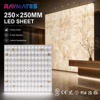 Panneau LED blanc vif découpable sur mesure pour éclairage de comptoir, onyx artificiel, vitrail, rétroéclairage commercial