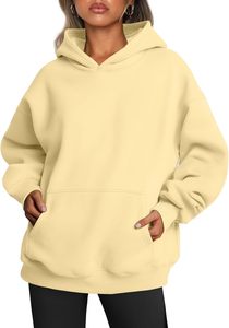 Sudadera con Capucha Oversize Rosa de Forro Polar 2026 al por Mayor, Unisex, Color Sólido, Diseño con Bolsillos, Manga Larga, Tejida, para Otoño, ODM OEM - Product Image 3