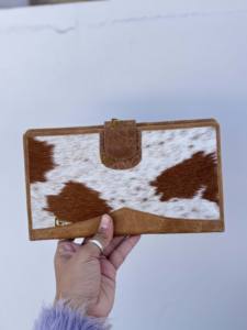 Portefeuille en cuir de vachette grande taille, mode vintage, printemps été hiver, entièrement imperméable, pochette pour femme, porte-cartes, design personnalisable - Product Image 2