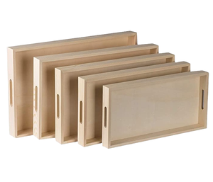 Bandeja de Servir de Madera Natural de Alta Demanda, Resistente al Calor, para Alimentos y Bebidas, para el Hogar y Restaurantes, a un Precio Razonable - Product Image 3