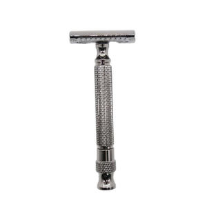 Navaja de Seguridad de Doble Filo para Barbería, con Mango de Acero Inoxidable y Doble Hoja, Personalizable, de Alta Calidad, Precio al por Mayor - Product Image 3