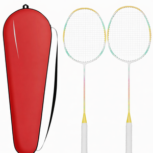 Professional Full Carbon Fiber <b>Badminton</b> Racket Lightweight Smooth Graphite Shaft Soft Hardness - Product Image 1