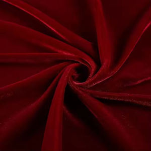 Superior Quality 145 CM Width MAROON <b>Velvet</b> Fabrics 100% Polyester for Dresses Luggage Weddings 100% Polyester MTG <b>Velvet</b>" - Product Image 4