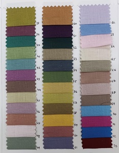 Tissu de draperie de haute qualité en lin blanc, tissu de rideau en satin de polyester, tissu tissé, fournisseur en gros - Product Image 5
