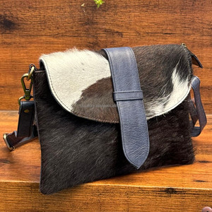 กระเป๋าสะพายข้างหนังวัวดีไซน์2025คุณภาพสูงสำหรับผู้หญิง, กระเป๋าหนังแท้กระเป๋าสะพายใส่ของได้มาก - Product Image 2