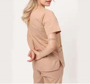 Uniforme Médico Antiarrugas para Mujer, Transpirable, en Oferta, Tejido Duradero, Ligero, con Personalización - Product Image 4