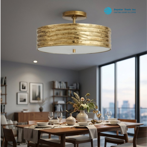 Lámpara de Techo Contemporánea Daystar Trade de Latón, 100W, Alto CRI 90, 2700K (Blanco Cálido Suave), AC 85-265V, para Interiores - Product Image 1
