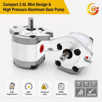 Mini pompe à huile à engrenages Série HGP HGP-1A 2.6L Pompe hydraulique haute pression en aluminium