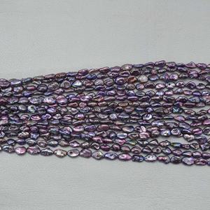 4mm 5mm 6mm Natural Purple Pink Blue Color Freshwater <b>Pearl</b> Fancy <b>Loose</b> Beads Strands For Jewelry Making Trending Hot Products - Product Image 2