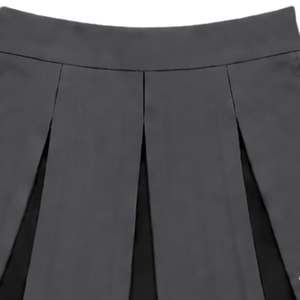 <b>Grey</b> Cheerleading <b>Pleated</b> <b>Skirt</b> Women Girls Athletic Dance Team Performance Practice Training Competition Sports Uniform - Product Image 3