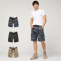 Shorts Cargo Camouflage Taille Moyenne Personnalisés de Haute Qualité Écologiques Grande Taille Unisexe pour Activités de Plein Air et Travail – Vente en Gros