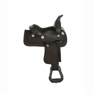 Selle Western Premium en Cuir Véritable pour l'Équitation, l'Équitation de Course, le Rodeo et le Trail, Équipement de Ranch, OEM ODM - Product Image 1