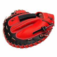 Guantes de Béisbol y Sóftbol para Lanzador Zurdo, Personalizados con Logotipo, de Alta Calidad, de Piel de Vacuno, con Dedos Separados, Impermeables