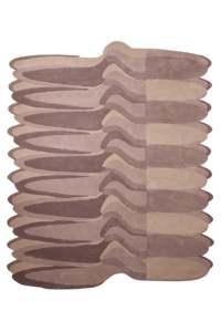 พรมอิริส พรมปูพื้นทำมือสไตล์โมเดิร์น คุณภาพพรีเมียม นุ่ม ทนทาน ขนยาวหนา ยางลาเท็กซ์ ป้องกันการหลุดร่วง ป้องกันคราบสกปรก เหมาะสำหรับห้องนั่งเล่นและห้องละหมาด - Product Image 3