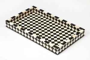 Bandeja de Servir Artesanal, Pulida, Ecológica, con Incrustaciones de Hueso Estilo Animal, Personalizable, de Estilo Regional Indio, para Decoración del Hogar - Product Image 4