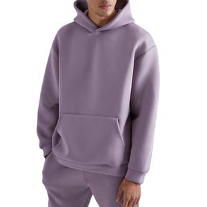 Survêtement à capuche personnalisé en molleton imperméable pour homme, coupe évasée, 100 % coton respirant et léger, grandes tailles, éco-responsable, décontracté, idéal pour l'hiver - Product Image 3