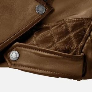 แจ็คเก็ตหนังแคนวาสคุณภาพสูง สไตล์ตะวันตกสำหรับฤดูหนาว ออกแบบสีได้ตามต้องการ ระบายอากาศได้ดี ทันสมัย บริการ OEM ขายส่ง - Product Image 6