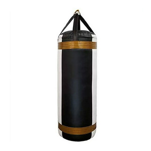 Bolsas de boxeo de cuero de dos tonos para entrenamiento de hombres y mujeres, modelo 2024, personalizadas, recién llegadas, con cadenas y gancho. - Product Image 1