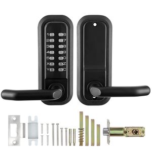 Serratura Meccanica per Cancello Esterno con Tastierino a 14 Cifre Impermeabile, Maniglia Integrata, Ingresso Senza Chiave, Sicurezza Elevata, Cilindro Z - Product Image 2