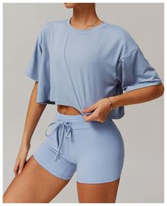 Top Corto para Mujer, Informal, de Algodón, a la Moda, Venta al por Mayor, Suministro Directo de Fábrica - Product Image 3