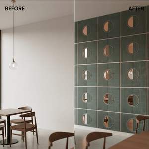 Panneau mural composite bois-plastique 3D design rustique imitation bois, durable, antidérapant, imperméable pour la maison, l'école et l'hôpital - Product Image 6