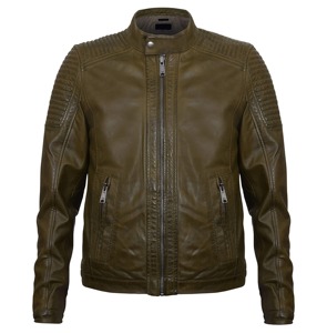 Stylish Men's Genuine <b>Leather</b> <b>Jacket</b> with <b>Long</b> Sleeve Latest Design High Quality Best Popular Style New 2025 Fall Motorbike coa - Product Image 1