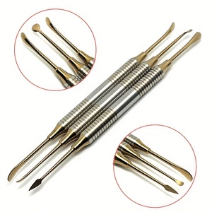 Kit de Levage Sinusien 5 Pièces Plaqué Or pour Implants Dentaires, Élévateurs à Double Embout, Chirurgie Orale, Ensemble d'Instruments pour Greffe Osseuse - Product Image 5