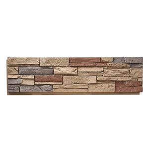 45.6X12.8 pannello in pietra finta impilata ad alta densità mattone rosso decorazioni interne/esterne pietra artificiale di roccia facile taglio - Product Image 1