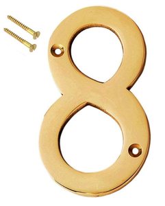 Placa Decorativa para Puerta de Latón Pulido con Grabado y Letras Temáticas para Uso Doméstico - Product Image 5
