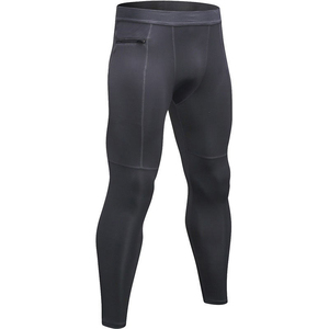 Pantalones de Compresión Personalizados para Hombre, de Secado Rápido, Anti-Pilling, Transpirables, Ecológicos, Ajustados, de Spandex y Poliéster, con Cintura Elástica Tejida - Product Image 1