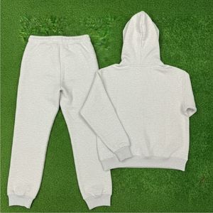 custom full zip up hoodie and sweatpants set blank fleece tracksuit men gray wholesale heavyweight <b>joggers</b> suit oversized plain - Product Image 6