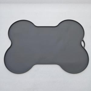 Waterproof <b>Silicone</b> Pet Dish with Bone Wicker Design Feeding <b>Mat</b> and Bowls & Feeders - Product Image 3