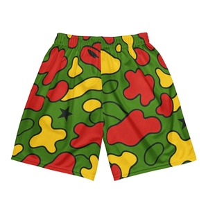 Shorts de sport pour homme, taille haute, couleur unie, séchage rapide, respirant, taille élastique, polyester/coton - Product Image 3
