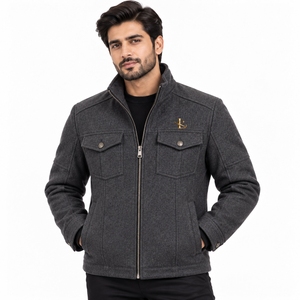 Casual <b>Jacket</b> Suitable For Cold Weather <b>Travel</b> Walking Outdoor Men Winter Wool <b>Jacket</b> Soft Wool Blend Material Warm Comfortable - Product Image 4