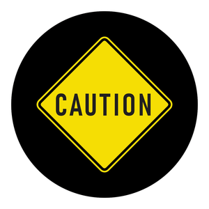 Brady GOBO Panneau de signalisation de sécurité, diaphragme de 1,48 po de diamètre, impression réfléchissante UV pour zones industrielles - Product Image 3