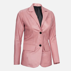 Blazer de Cuero Vacuno Negro Genuino Premium OEM 2026 para Hombre, 100% Alta Calidad, MOQ Bajo, Tallas Grandes, Moda de Invierno, con Calefacción Frontal - Product Image 3