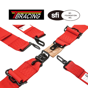 เข็มขัดนิรภัยสำหรับนักแข่งรถ TBRACING SF-501 แบบ 5 จุด มาตรฐาน SFI 16.1 มีให้เลือก 16 สีมาตรฐาน ผลิตจากโรงงานไต้หวัน OEM - Product Image 4