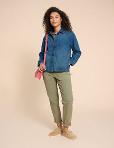 Customized Brand Warm Winter <b>Denim</b> <b>Jackets</b> Wholesale Turn-down Collar, Woman <b>Jacket</b> <b>Lightweight</b> Women <b>Denim</b> <b>Jackets</b> - Product Image 5