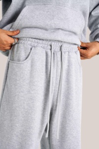 Wholesale High Quality 100% Polyester <b>Elastic</b> Waist Mid Formal Jogger Pants <b>Men</b> <b>Trousers</b> - Product Image 6