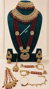 New High Quality Bridal Jewelry <b>Set</b> Green Zircon Rhodium Plated Gold Necklace Earrings Latest Designed Third Fashion Jewelry - Product Image 3