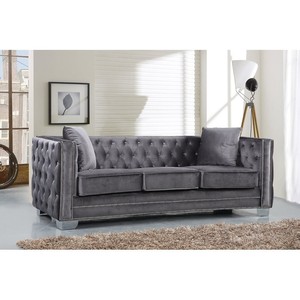 Sofás de hotel de terciopelo de lujo modernos para vestíbulo y sala de estar Suministro directo de fábrica desde Java Central para apartamentos - Product Image 4